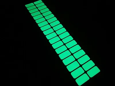Glow In The Dark Rocker Rectangle Light Switch Stickers X34 • £3.49