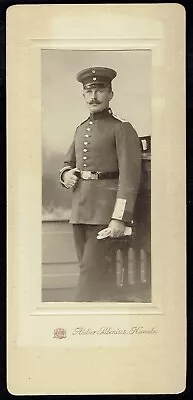 Cabinet Photo Man Soldier Phot. Blesius Hameln Germany (5330) • $9.99
