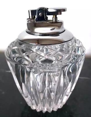 Vintage Princess House No. 873 Highlights Lead Crystal Table Lighter 4.25'' • $18