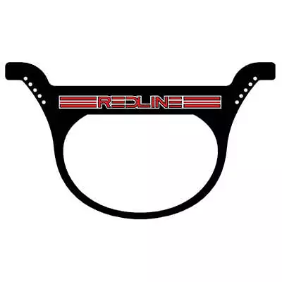 REDLINE - Race Plate BLACK - Old School BMX • $60.50