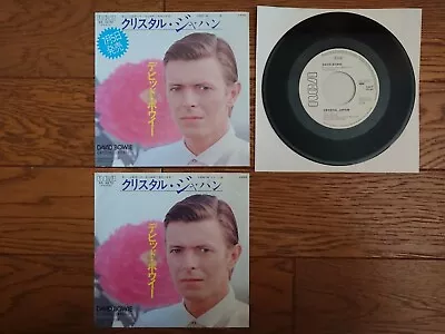 DAVID BOWIE Crystal Japan 1980 JAPAN PROMO 7  TAKARA BLUE MARK PROMO PS SS-3270 • £24.90