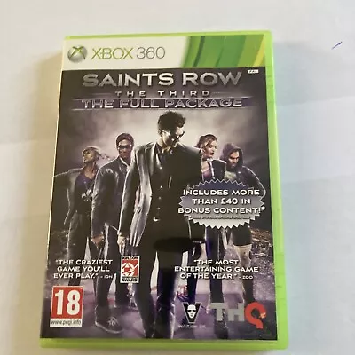 Saints Row The Third - The Full Package Microsoft Xbox 360 Game - Complete • £4.99