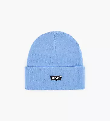 Levi S 38022-0287 Unisex Modern Vintage Logo Beanie Cap Hat Blue (One Size) • £14.99