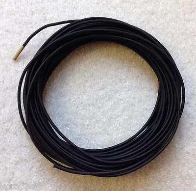 USA 1/4  X 25' Bungee Cord Shock Cord Bungie Cord Marine Grade Stretch Cord BLK • $12.99