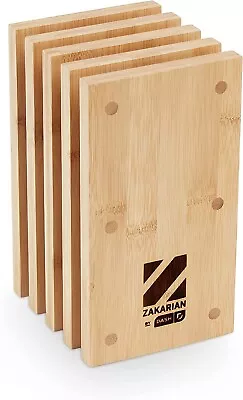 Zakarian By Dash K54594: Magnetic Knife Block - Bamboo • $31.99