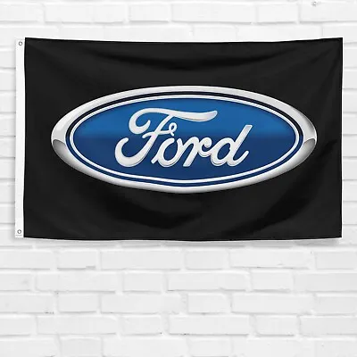 For Ford Enthusiasts 3x5 Ft Flag Car Truck Emblem Garage Racing Show Banner • $13.99