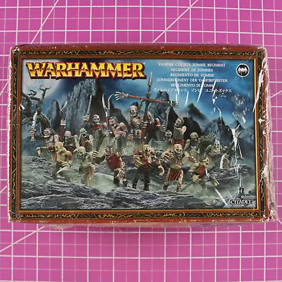 Warhammer Vampire Counts Zombie Regiment NIB Plastic OOP Citadel Undead Zombies • $96.95