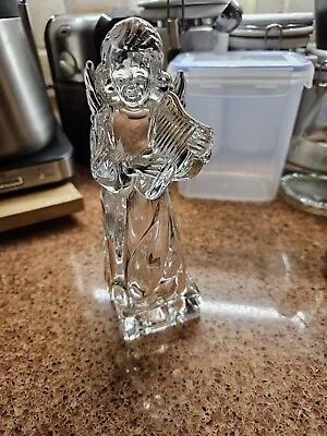 SERIES 829 MIKASA Full Lead Crystal ANGEL With Harp  Angelic Harp  Herald  • $40