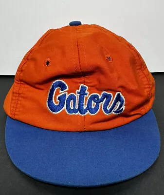 VINTAGE Florida Gators Hat Cap Snap Back Blue Orange Football Kids One Size • $15