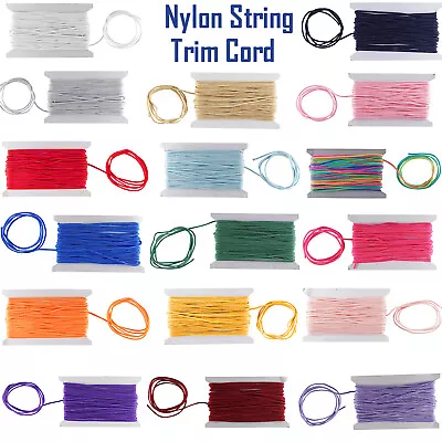 1.2mm Nylon Cord String Thread Beading Sewing Jewellery Shamballa • £2.79