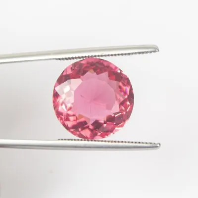 $14.99 • Buy 25.0 Ct Certified Natural Translucent Round Pink Topaz Loose Gemstones Z-751