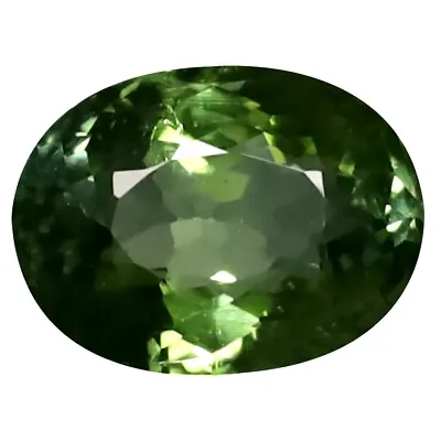1.26 Ct Exquisite Oval Cut (8 X 6 Mm) Mozambique Green Tourmaline Gemstone • $53.99
