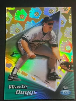 1999 Topps Tek GOLD MISSING SERIAL #/10 Refractor Wade Boggs #9B P-17 1/1? • $16.28