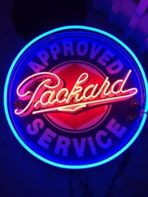 New Approved Packard Service Auto Car Neon Sign 24 X24  Lamp Poster Real Glass • $231.39