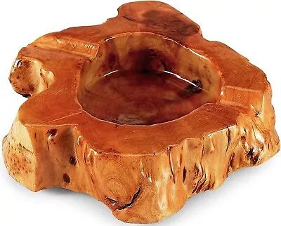 Wooden Cigar Ashtray Outdoor Indoor Cigar Ashtray And Great Gifts For Cigar Love • $14.99