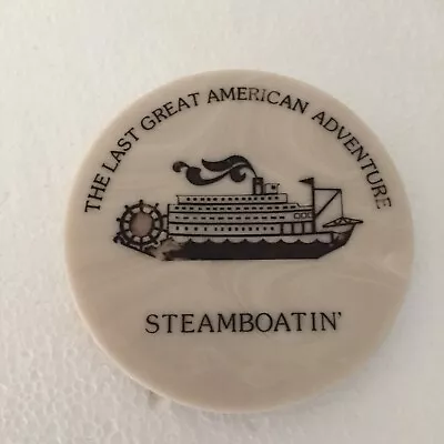 Vintage Steamboatin' The Last Great American Adventure Marble Coaster Steamboat • $11.99