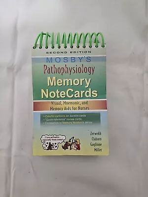 🔥Mosby's Pathophysiology Memory NoteCards: Visual Mne- Paperback 0323067476 RN • $12.99