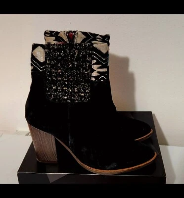 £60.84 • Buy Desigual Women's Suede Embroidery Fantasy Boots, Black, 41