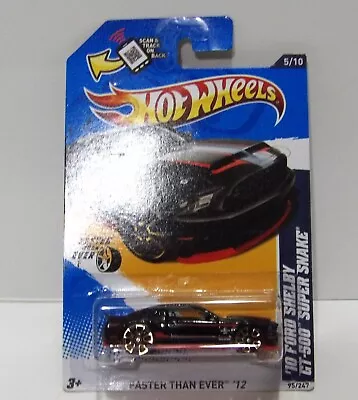 Hot Wheels Ford Mustang Shelby GT-500 Super Snake FTE Faster Than Ever • $14.29