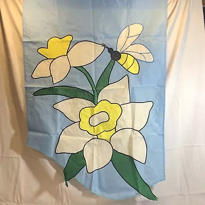 Yard Display Flag Spring Daffodils Bee • $18.37