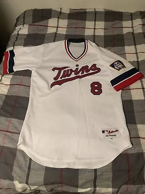 Majestic Minnesota Twins Nick Punto TBTC? Pullover Jersey White Size 44 READ! • $225