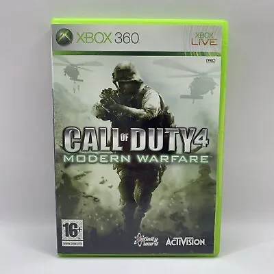 Call Of Duty 4 Modern Warfare Xbox 360 2007 FPS Shooter Activision MA15+ VGC • $11.95