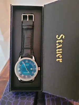 Stauer Mens Watch Item 28997 Urban Blue Watch • $22