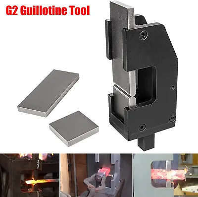 Blacksmith Guillotine Tool 5 Pcs G2 Slash Fullering Tool Anvil Metal Working • $147.95