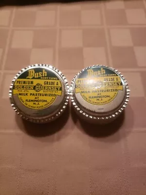 Bush Dairy Farms Milk Bottle Caps - Lot Of 20 - Golden Guernsey • $10