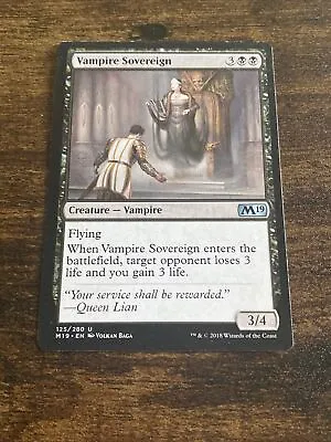 Vampire Sovereign (125) 2019 M19 MTG Magic The Gathering D238* • $1.48