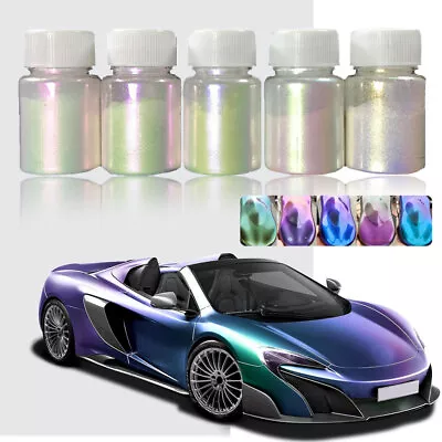 10g DIY Chameleon Pearl Pigment Powder Metal Sparkle Shimmer Car Modified Paint • $4.98