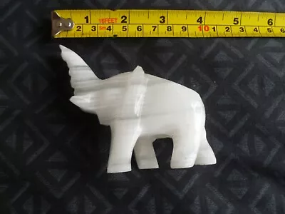 LOFT FIND Lovely  White Marble Elephant • £6