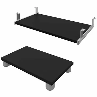 Bestar Connexion Keyboard Shelf And CPU Platform In Black • $74.55