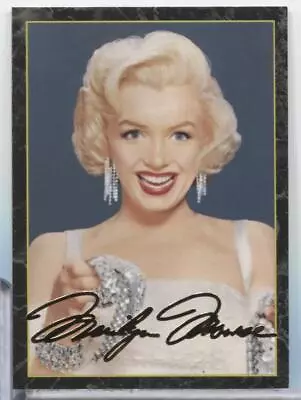 Marilyn Monroe 1995 Sports Time 24kt Gold Signature Series #2/3 070623MLCD114 • $49.26