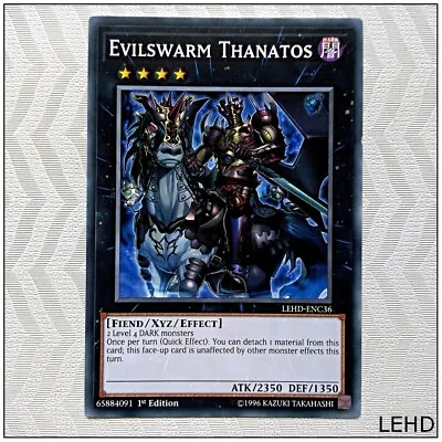 Evilswarm Thanatos - LEHD-ENC36 - Common 1st Edition Yugioh • $1.61