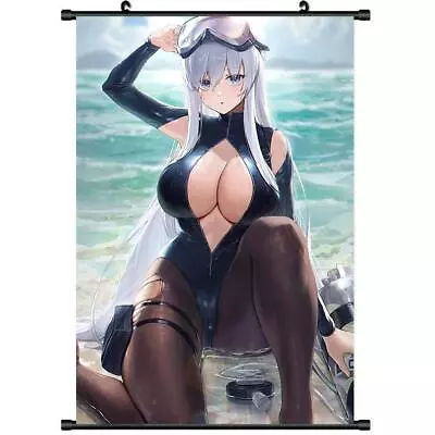 Azur Lane Enterprise Cosplay Posters Home Decor Wall Scrolls Otaku 60X90cm R5 • $21.99