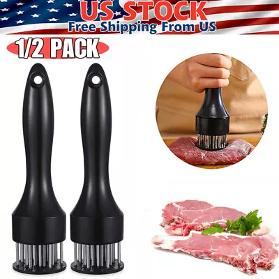 Professional Meat Tenderizer Stainless Steel Needle Cooking Hammer Kitchen Tool • $5.98