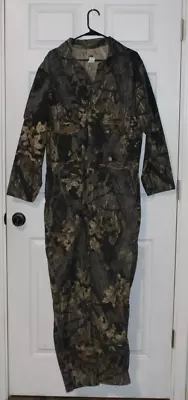 Mossy Oak Hunting Camo Coveralls Breakup SZ Medium Reg.  Camouflage Turkey • $19.99