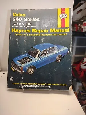 Haynes Repair Manual Volvo 240 Series 1975-1993 97020 Used • $9.99