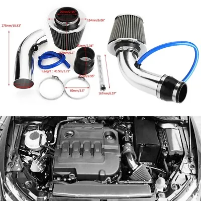 Cold Air Intake Filter Induction Pipe Kit System Power Flow Hose Car Accessories • $40.88