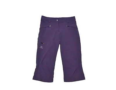 Salomon Wayfarer Capri Shorts Women`s Size S • £17.36