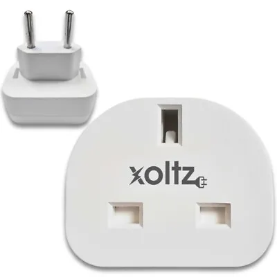 £5.99 • Buy Xoltz UK To EU European Euro Plug Adapter Travel Socket Converter Adaptor Type C