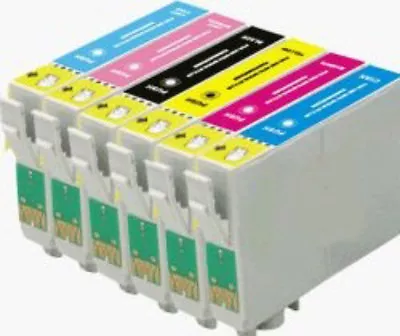 £11.65 • Buy 6 NON OEM (1xT807) INKS FOR EPSON R265 R285 R360 RX285 RX560 RX585 RX685