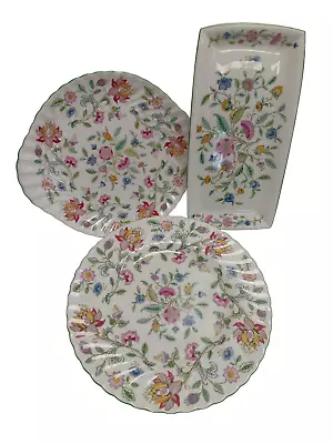 Vintage Minton Haddon Hall Bone China Mixed Bundle Cake Dinner & Sandwich Plate • £9.99