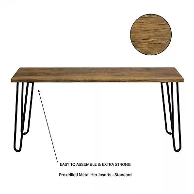 Steel Hairpin Metal Legs Coffee Table Living Room Accent Modern Contemporary • $70.99