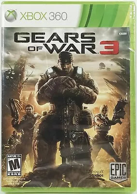 Gears Of War 3 - Xbox 360 Game ~Sealed~ • $21.99