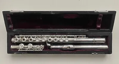 Yamaha Yfl-61  Solid Silver Open-hole Flute - Inline G - C-foot • $2404.64