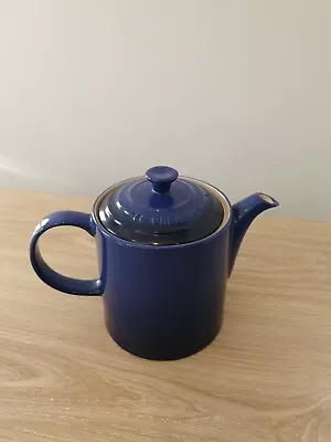 LE CREUSET Medium Grand Tea Pot 1.3L Dark Blue Kitchenware • £32.99