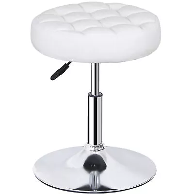 Adjustable Vanity Stool 360° Swivel PU Leather Makeup Ottoman Stool For Bedroom • $36.58