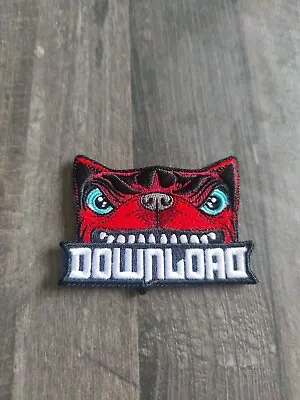 £13.95 • Buy DL20 20th Download Rock Festival Embroidered Patch Dog Iron On Or Sow Down Load